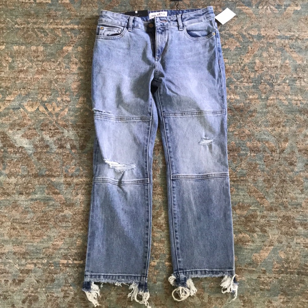 Distressed jeans